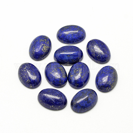 Natural Lapis Lazuli Cabochons G-R415-18x25-33-1