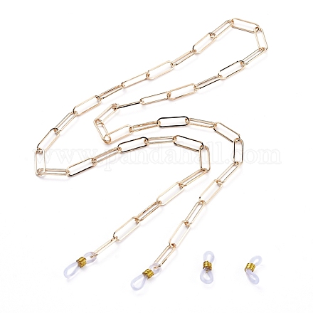Chaînes de câble de fer / chaînes de trombones chaînes de lunettes AJEW-EH00019-1