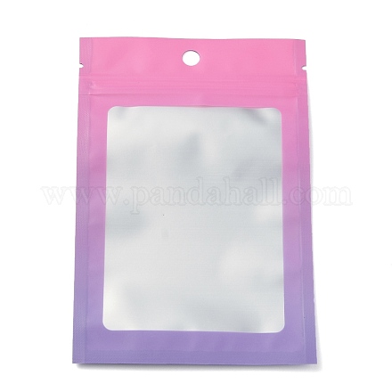 Bolsa de plástico con cierre de cremallera OPP-H001-01B-08-1