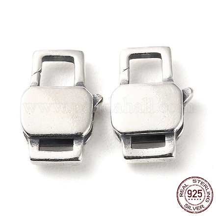 925 тайская застежка-когти из стерлингового серебра STER-D003-01A-P-1
