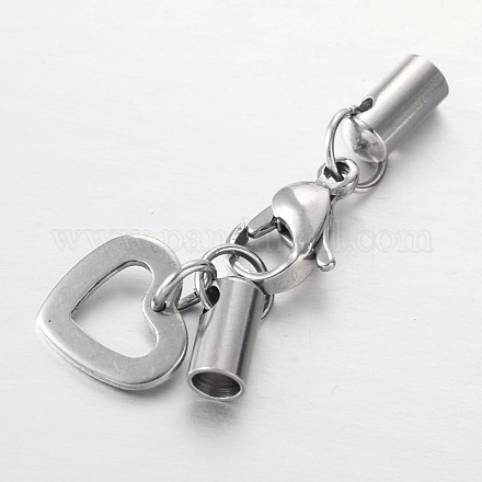 304 Stainless Steel Lobster Claw Clasps FIND-JF00069-01-1