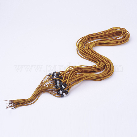 Fabbricazione di collana di filo di nylon NWIR-F005-18A-1