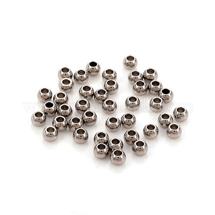 Intercalaire perles en 304 acier inoxydable STAS-L244-09C-P-1