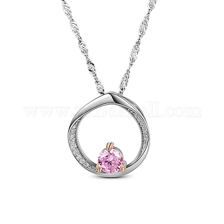Shegrace Drop Elegante collana con pendente in argento sterling 925 JN449A-1