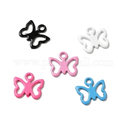 Spray Painted 201 Stainless Steel Charms STAS-I672-25-1