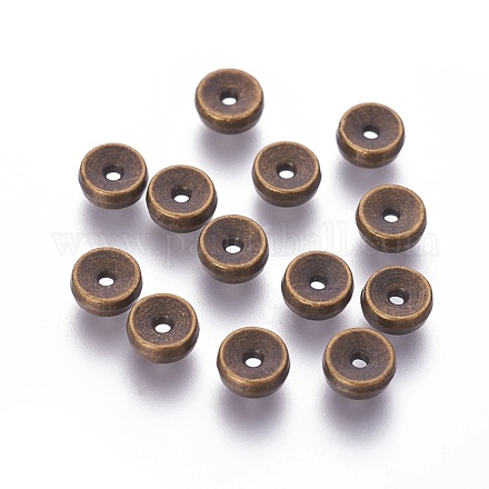 Perles en alliage de style tibétain X-TIBEB-A101857-AB-LF-1