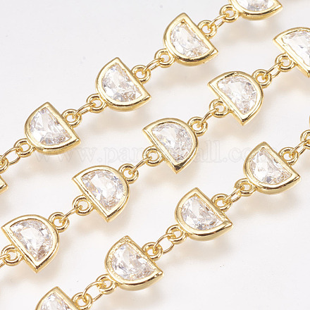 Handgemachte Perlenketten aus Zirkonia ZIRC-F080-21G-02-1