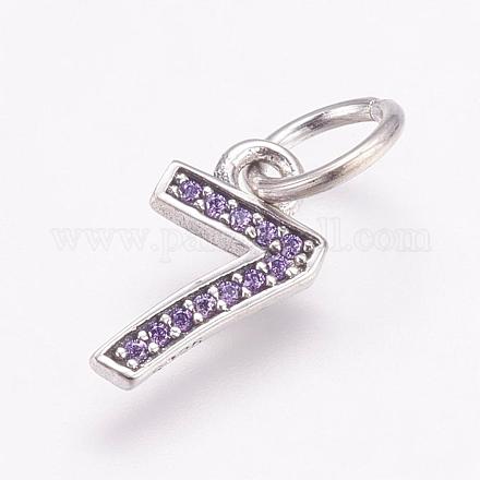 Thai 925 Sterling Silber Charms STER-G018-15A-1