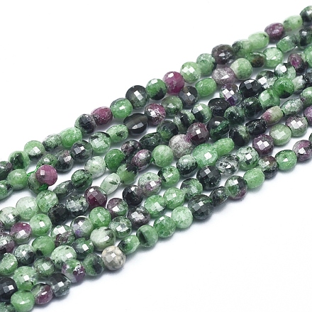 Natural Ruby in Zoisite Beads Strands G-D0003-A62-1