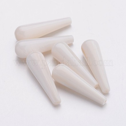 Déposer perles de coquillages naturels d'eau douce SHEL-L003-01-6X20-1