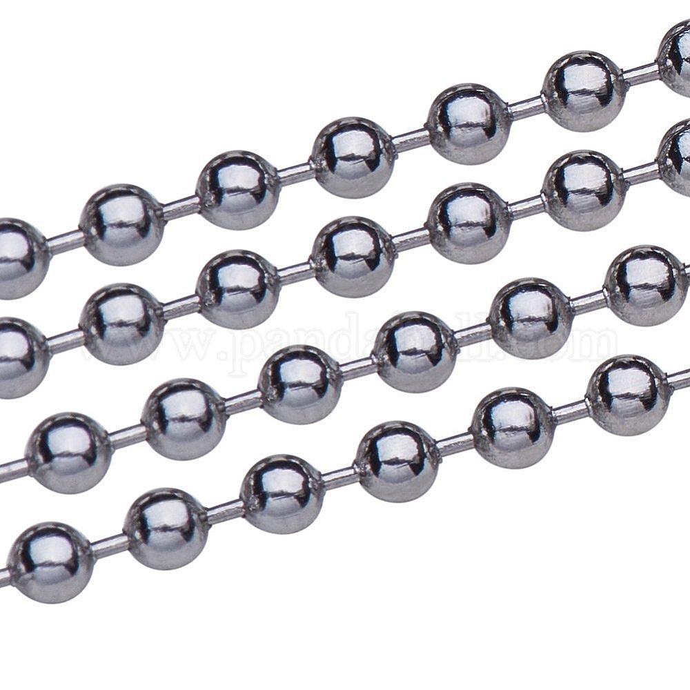 Shop Arricraft 2m Stainless Steel Ball Chain For Jewelry Making Pandahall Selected