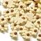 Luminous Opaque Resin Cabochons, Bowknot, Glow in the Dark, Lemon Chiffon, 8x10x3.5mm