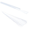 250Pcs Plastic Simulated Animal Whiskers for Crafts Needle Felting, White, 68~72x0.1mm
