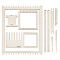 Wood Knitting Loom Kit, Rectangle
