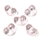 Transparent Glass Beads, Dyed & Heated, Heart, Pink, 15.5x21x11.5mm, Hole: 1.5mm