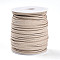 45M Faux Suede Cord, Faux Suede Lace, Old Lace, 2~2.5x1.5~2mm, about 50 Yards(45m)/Roll