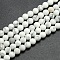 Frosted Howlite Round Bead Strands, 14mm, Hole: 1mm, about 25~27pcs/strand, 14.9~15.6 inch