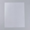 Acrylic Transparent Pressure Plate, Rectangle, Clear, 25x20x0.1cm