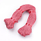 Waxed Cotton Cord, Light Coral, 1mm, about 360yard/bundle(330m/bundle)