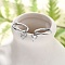 304 Stainless Steel Micro Pave Cubic Zirconia Hoop Earrings, Heart, Stainless Steel Color, 19mm, Pin: 0.8mm