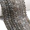 Natural Labradorite Beads Strands, Smooth Round, 7.5mm, Hole: 0.8mm, about 53~54pcs/strand, 15.55~15.75 inch(39.5~40cm)