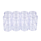 Plastic Bead Containers, Seed Beads Containers, Column, Clear, 4.3x4cm, Capacity: 35ml, 16pcs/box
