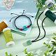 Pandahall 15 couleurs cordon en nylon tressé 0.8mm cordon de perles cordon de nouage chinois cordon de macramé kumihimo pour bracelet d'amitié OCOR-PH0001-88-2