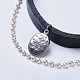 Halsketten aus Rindsleder mit Kordel NJEW-JN02391-3