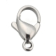 304 Stainless Steel Lobster Claw Clasps X-STAS-AB11-1-2