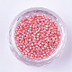 Perlmuttfarbene zylinderförmige Saatperlen SEED-Q036-02A-E07-2