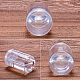 BENECREAT 8 PACK 250ml Empty Clear Plastic Slime Storage Favor Jars Wide-mouth Plastic Containers for display CON-BC0004-59B-6