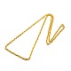 Modische 304 Edelstahl Seil Kette Halskette Herstellung STAS-A028-N039G-S-1