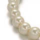 Perla acrilico laureato collane di perline NJEW-L402-01B-2