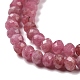 Chapelets de perles en rhodochrosite naturelle G-E194-03-4