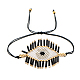 Miyuki Glass Seed Horse Eye плетеный браслет из бисера для женщин BJEW-A22-12-22-1