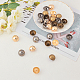 UNICRAFTALE about 30pcs 3 Colors 23mm Alloy Sewing Buttons Half Round Shank Blazer Buttons Mixed Color Sport Woolen Coats Buttons for Sewing Coats Suits Blazers BUTT-UN0001-03-2