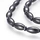 Magnétiques colliers de perles d'hématite synthétique NJEW-P190-13O-3