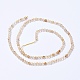 Chapelets de perles en quartz rutiles d'or naturel G-F568-162-3mm-2
