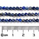 Chapelets de perles en lapis-lazuli naturel G-Z035-A01-02A-5