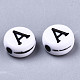 Perles en acrylique de style artisanal MACR-N008-26A-B-3