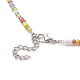 Semences de verre colliers de perles NJEW-JN04261-3