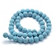 Chapelets de perles en turquoise synthétique G-P387-01-10mm-2