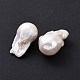 Perlas de perlas naturales keshi PEAR-P003-18-3