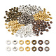 Kissitty 350 pièces 7 couleurs perles en alliage de style tibétain TIBEB-KS0001-06-3
