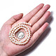 Fili di perle di perle d'acqua dolce coltivate naturali PEAR-N013-05C-5