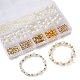 10Style Imitated Pearl Acrylic Beads and CCB Plastic Beads DIY-YW0007-51-4