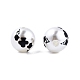 Cuentas de esmalte de perlas de imitación de plástico abs opaco de halloween KY-G020-01H-1