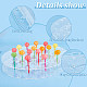 FINGERINSPIRE Cake Pop Stand Display with Screwdrivers 64 Hole Clear Acrylic Lollipop Holders Display Risers Oval Lollipop Stand Holder Candy or Sucker Stand for Wedding ODIS-WH0038-58-4