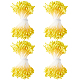 Gips künstliche Blume Herzkern DIY-WH0430-163A-1