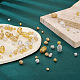 Kissitty 105 pièces 12 styles de perles creuses en laiton KK-KS0001-27-6